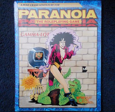 1990 Gamma-Lot Paranoia Adventure Module West End Games RPG Roleplaying 12021