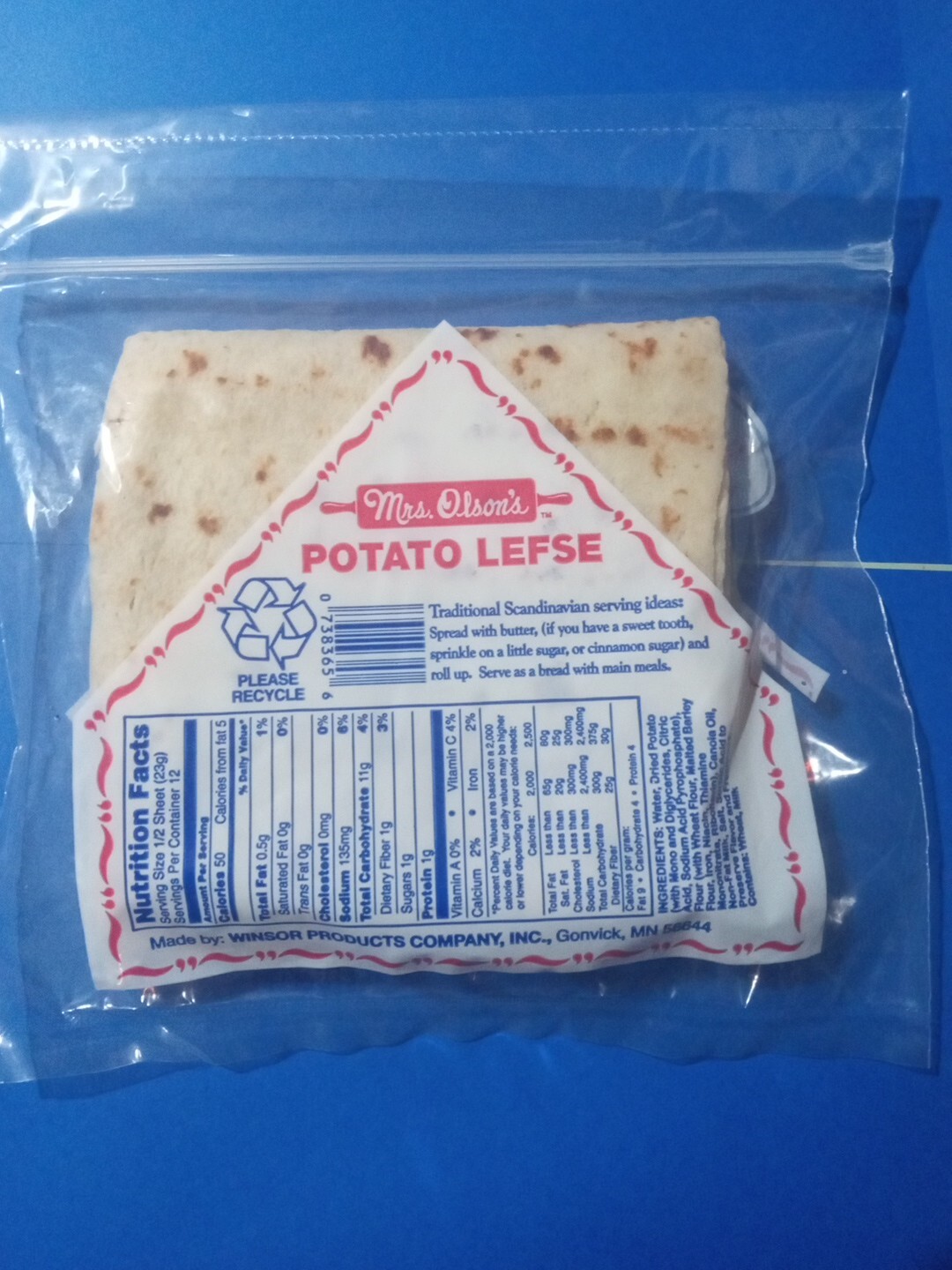 Delicious Lefse Variety Pack La Paz County Sheriff's Office