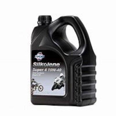 FUCHS Silkolene Super 4 10W40 4T Motorrad Öl Motoröl teilsynthetisch  4 Liter