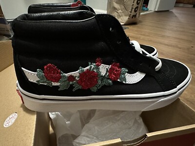 VANS Sk8- Reissue Mid Rose Thorns Women's Men's Nib