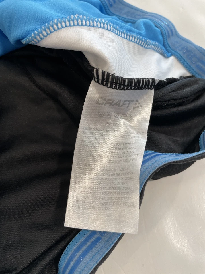 Craft Cycling L1 women's cycling jersey Size XL blue/white short sleeve - Image 4 of 4