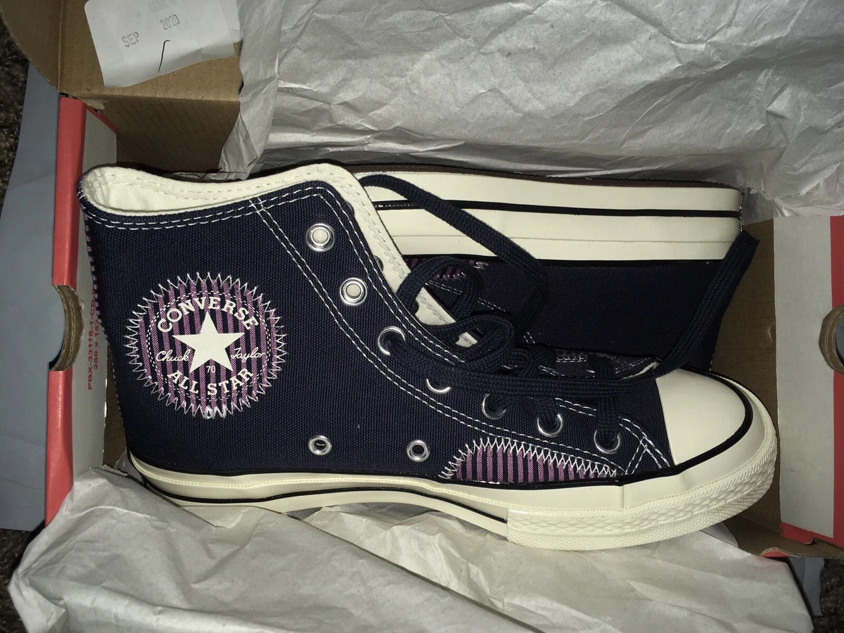 New CONVERSE Unisex CHUCK 70 HIGH OBSIDIAN PEONY PINK 167072C US M