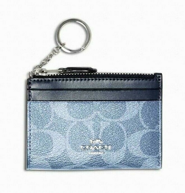 coach mini id wallet
