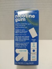 Up Up Nicotine Gum, 2mg, Mint Freeze Flavor, 20ct. Exp 6/2025 Stop Smoking
