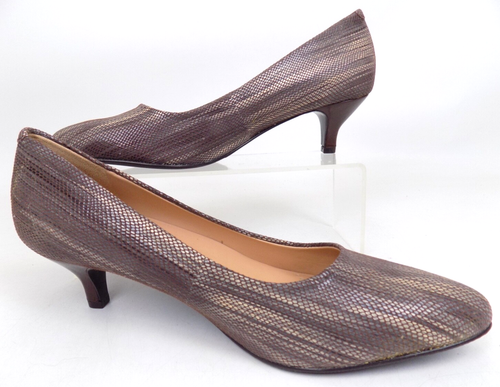 NEW! Trotters Fab T1805-117 Women Low Heel Pumps Taupe Multi Shoes Size 7.5 N - Picture 6 of 11