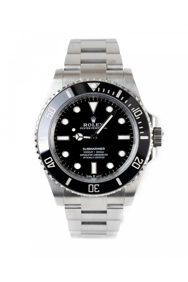 Rolex Submariner Men's Black Watch - 124060