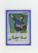 2011 Bowman Chrome Prospects Purple Refractor #BCP167 Garrett Gould /799