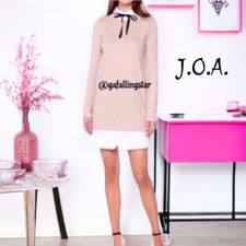 J.O.A.knit Bow Tie Layered Sweater Dress Size Medium