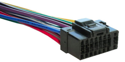 Wire Harness Fits Most Alpine Stereo 16 pin A16A Black 2004-UP