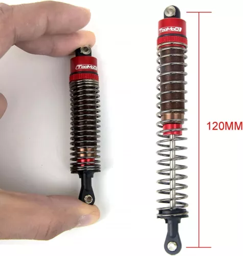 120mm 1/10 RC Oil Shock Absorbers Kit for Tamiya D90 Crawler Car Upgrade - Bild 3 von 6