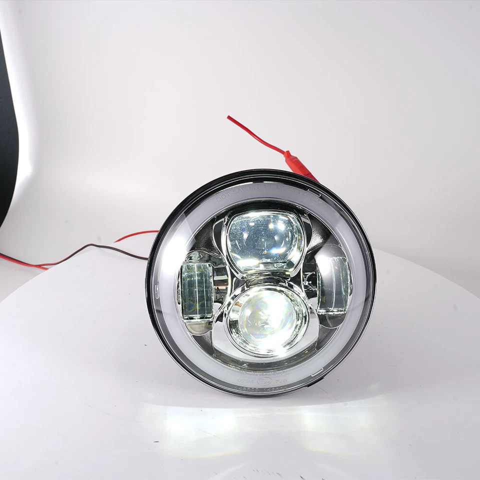 7-дюймовая светодиодная фара для Indian Chief Classic 2014-2017/Chief Dark Horse 2015-17 - Изображение 3 из 4