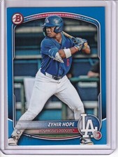 2025 Bowman- Zyhir Hope Paper Prospects Blue Border /150 #BP-10 Color Match