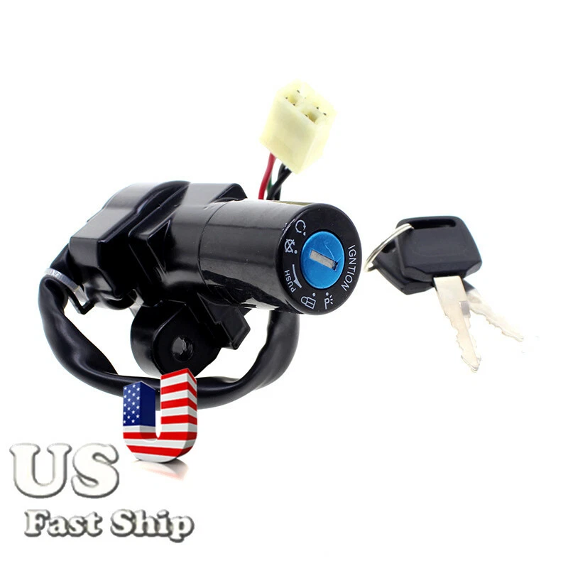 Interruptor de encendido bloqueo con 2 llaves 4 enchufes para Suzuki GSX1100G M/N/P/R (eje) 1991-1994 Foto 3 de 4