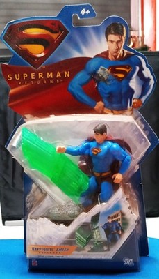 Superman Returns Kryptonite Smash Superman Action Figure Mattel 2006 New in Pkg