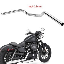 For Harley Sportster XL 1200 883 Iron Bobber Drag Bars Handlebars 1" 25mm Chrome