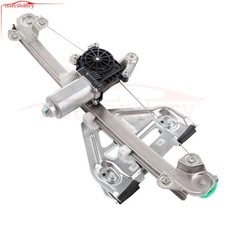 Rear Passenger Fits 03-07 Cadillac CTS Sedan Power Window Regulator w/ Motor