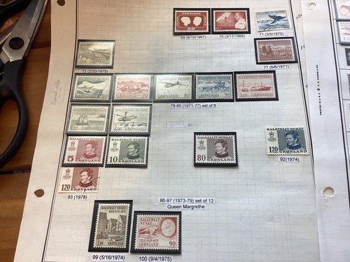 ICOLLECTZONE Greenland Collection as received mint hinged used (COL552) - Picture 2 of 9