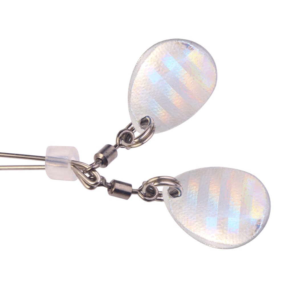 5PCS/Set Spinnerbait Fishing Lure Buzzbait 11g Blade Skirted Bait Spoon Tackle - Image 11