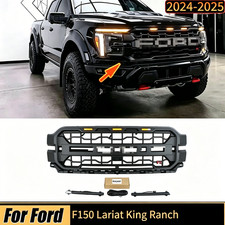 Racing Grills For Ford F-150 2024 2025 Front Hood Upper Guard Protector Cover Racing Grills For Ford F-150 2024 2025 Front Hood Upper Guard Protector Cover