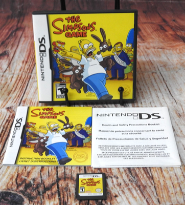 The Simpsons Game (Nintendo DS, 2007) for sale online | eBay
