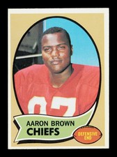 1970 Topps #202 Aaron Brown RC Kansas City Chiefs EX-NM