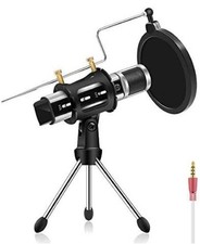 ZealSound Studio Recording Microphone, Condenser Broadcast Microphone w/Stand...