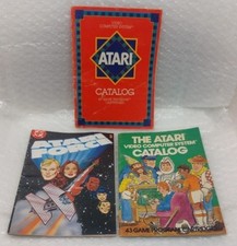 Lot Of 3 Atari 2600 Manuals Catalogs Atari Force