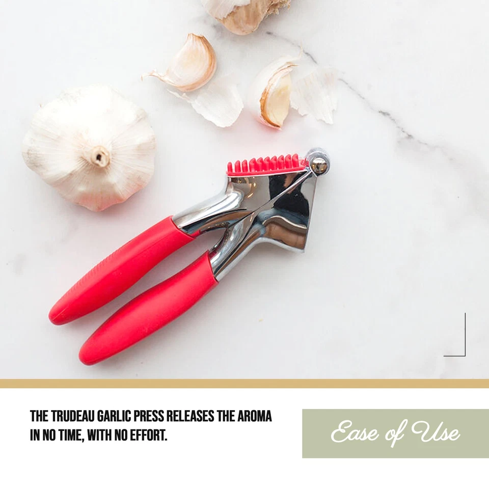 Garlic Press - Effortless Garlic Crusher with Built-In Cleaning Aid, Large Ga... - Image 2 of 4