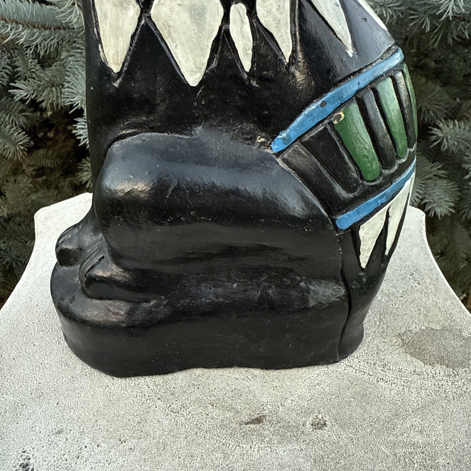 Vintage Manuel Felguerez Mid Century Modern Abstract Cat Art Sculpture 12 inches