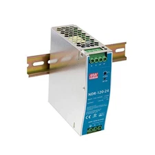MEAN WELL NDR-120-24 Single Output Industrial DIN Rail Power Supply, 24 Volts 5 