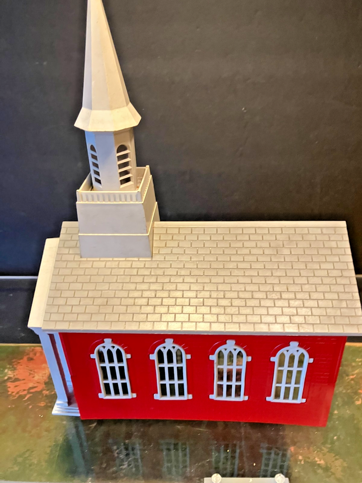 VINTAGE PLASTICVILLE O & S GAUGE COLONIAL CHURCH | eBay
