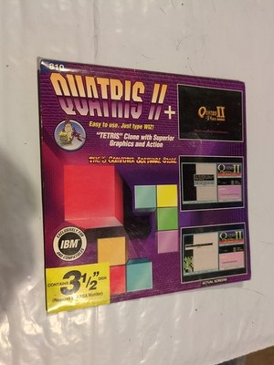 Quatris II + GAMES: 3.5'' Disk #810 Wiz Technology SEALED 94 Computer Game Tetris