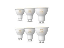 Philips Hue GU10 White Ambiance Smart Bulbs 6 Pack Alexa Google Home Lighting UK