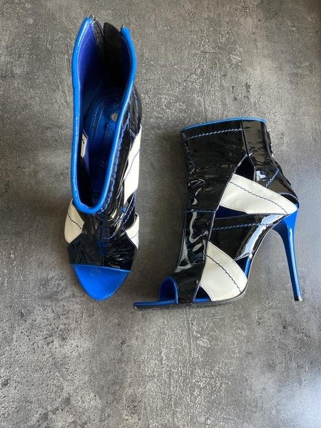 Women Gianmarco Lorenzi Heels Navy Leather 37