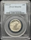 1924 D Standing Liberty Quarter PCGS MS-62 FH