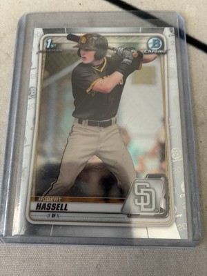 2020 Bowman Chrome Draft Robert Hassell 1ST Rookie Nationals