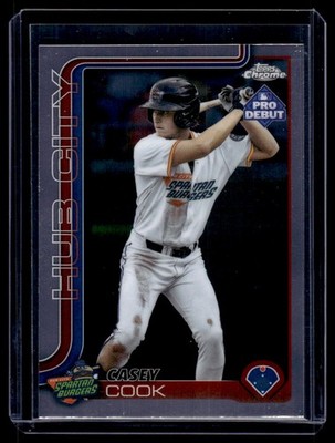 2025 Topps Pro Debut Chrome Casey Cook Hub City Spartanburgers #PDC-188