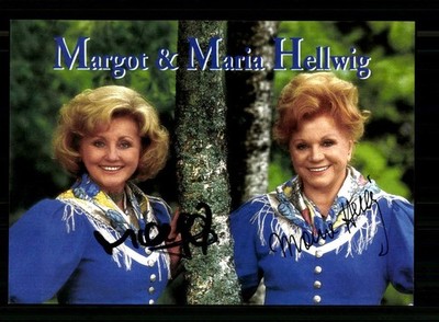Margot und Maria Hellwig Autogrammkarte Original  Signiert # BC 234855