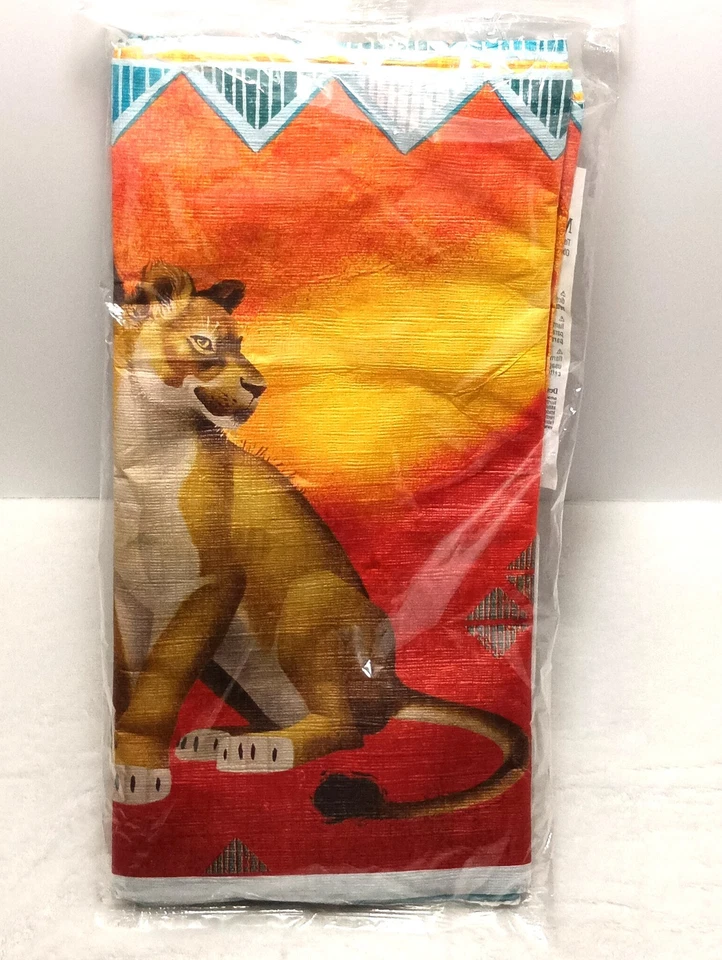Disney The Lion King Birthday Party Paper Table Decorative Cover Simba 54 x 96 - Image 2 of 4
