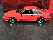 GMP  1:18 Scale 1988 Ford Mustang GT  Street Fighter Edition In Red #384/624 NEW