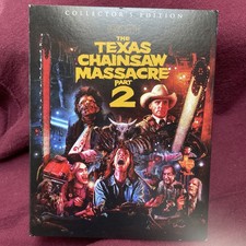 Texas Chainsaw Massacre 2 SLIPCOVER ONLY Scream Factory 2016