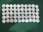 1964 Roosevelt Silver Dimes Roll of 50 - Lot 21