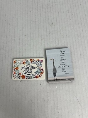 Faith And Love Inspirational Fridge Magnets, Psalm 37:7