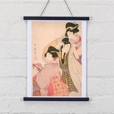 Magnetic Poster Hangers Black Real Wood 330-635mm A4, A3, A2, A1 