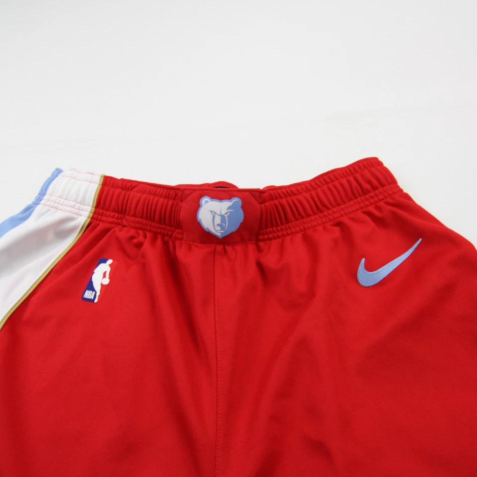 Memphis Grizzlies Nike NBA Authentics Game Shorts Men's Red/White Used - Image 4 of 4