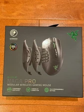 Razer Naga Pro (RZ01-03420100-R3U1) Modular Wireless Gaming Mouse NEW SEALED