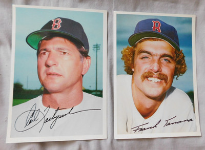 1981 Topps Giant Photo Cards 5x7 Boston Red Sox #1-12 Baseball Card Pick one