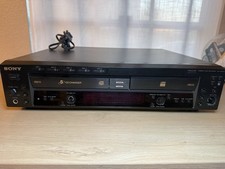 Sony RCD-W500C 5 CD Changer Recorder For Parts Deck A Won t Open Read Descrip