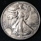 1986 1oz American Silver Eagle .999 First Year Toned