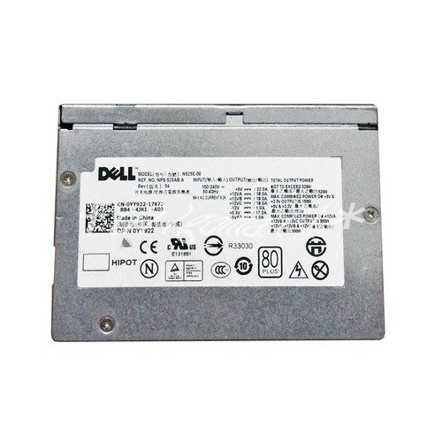 1PCS Used N525E-00 YY922 Power Supply For DeLL 380 390 T3400 T410 525W